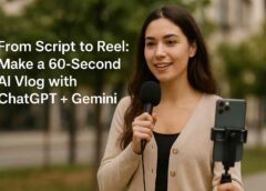 From Script to Reel: Make a 60-Second AI Vlog with ChatGPT + Gemini