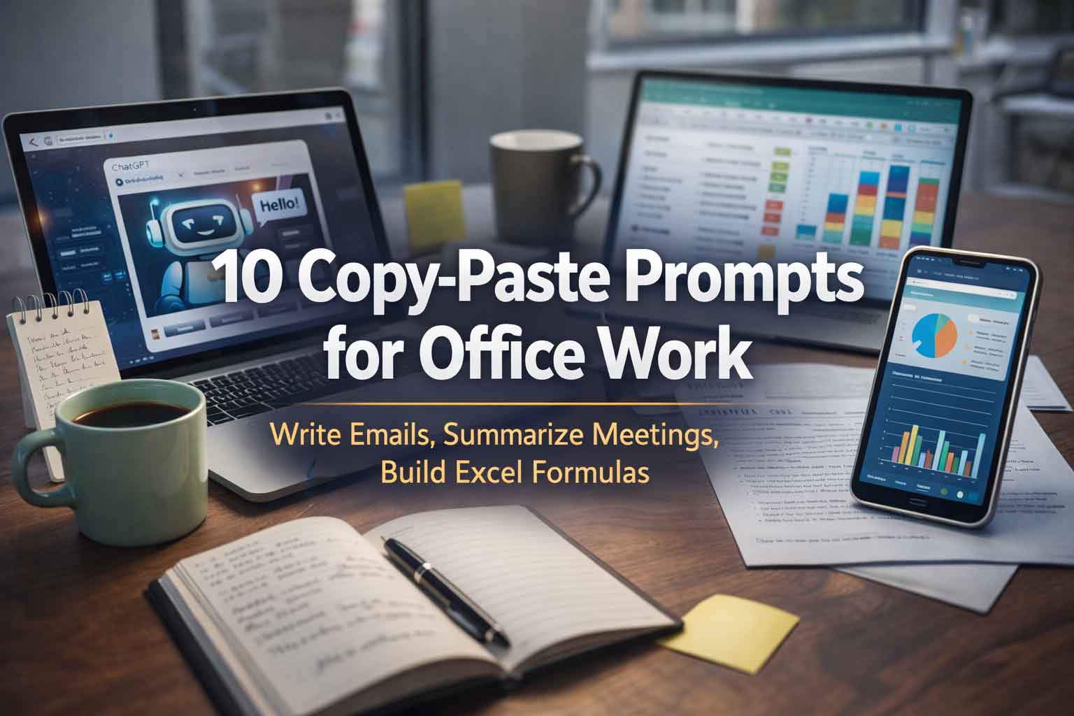 Copy-paste AI prompts for office work