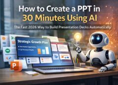 How to Create a PPT in 30 Minutes Using AI